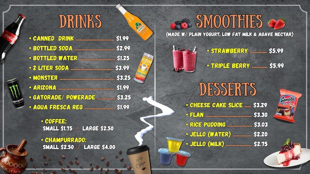 The Pizza & Tamales Factory Menu image 4